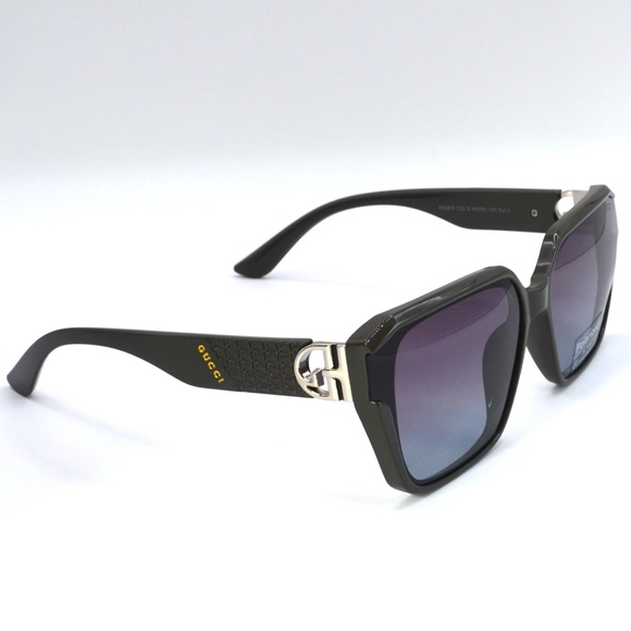 Gucci Women Polarized Sunglasses | Black | Gradient Lens | New | No Box - Picture 3 of 15